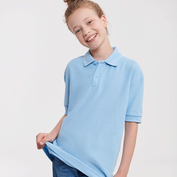 Russell Schoolgear Kids Poly/Cotton Piqué Polo Shirt Thumbnail